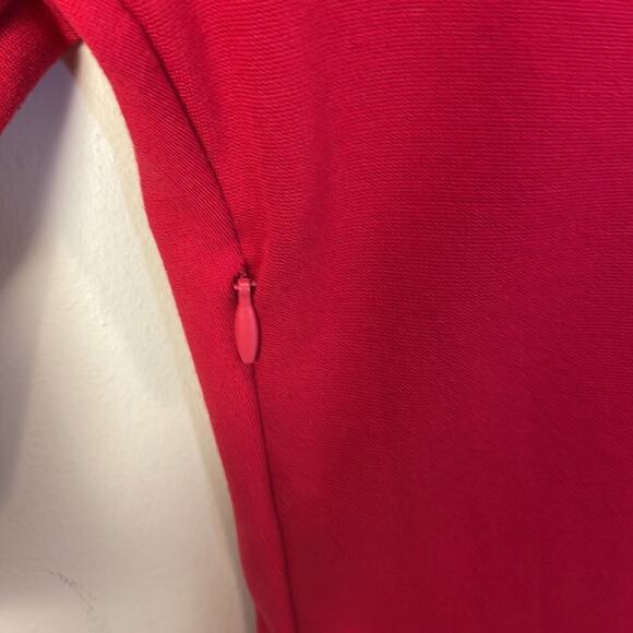 Lulu's Bright Red Tip the Scallops Skater Dress - Size XS - Picture 5 of 9